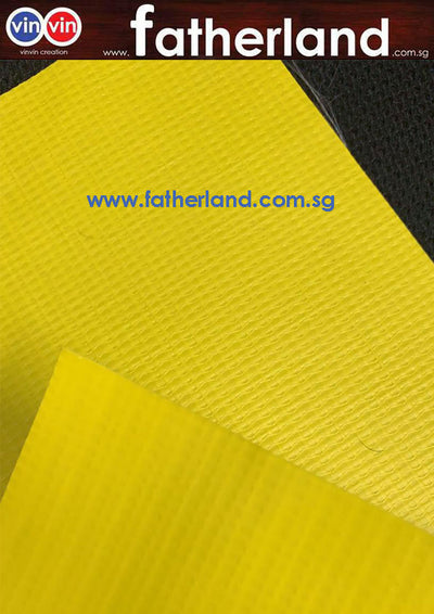 YELLOW PVC CANVAS WITH CERTIFIED SGS TEST REPORT