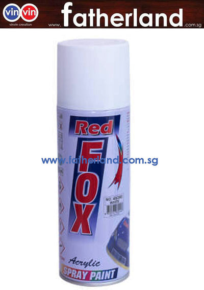 SPRAY PAINT 40  GLOSS WHITE ( FOX )