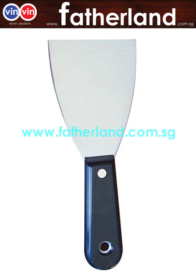 STAINLESS STEEL SCRAPER WITH HANDLE