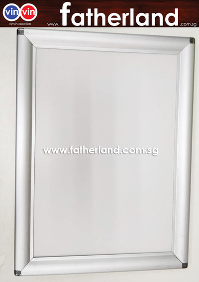 ALUMINIUM SNAP FRAME  A3 ( SILVER WITH CHROME TIP)
