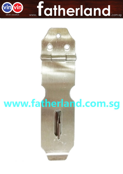 STAINLESS STEEL HASP & STAPLE LATCH FOR PADLOCK