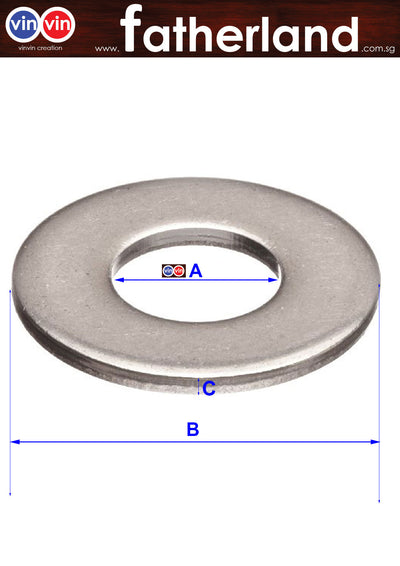 WASHER ( STAINLESS STEEL )