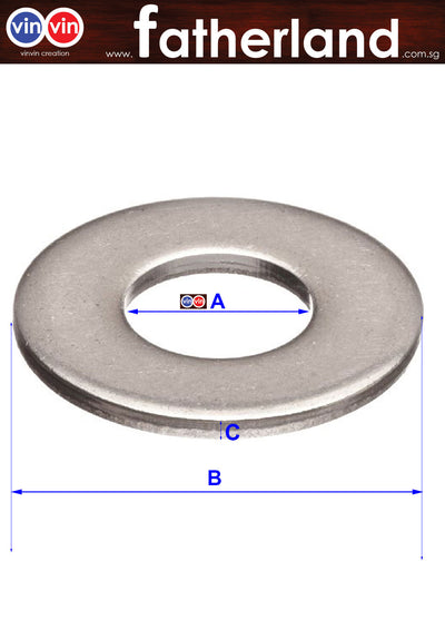 WASHER ( STAINLESS STEEL )