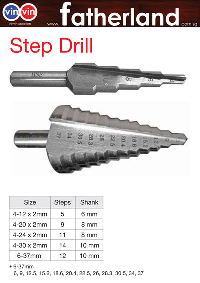 STARCRAFT HSS STEP DRILL BIT