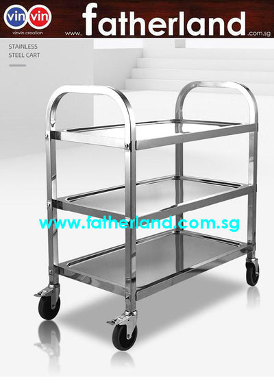 Stainless steel 3-tier food trolley ( Kitchen Series )