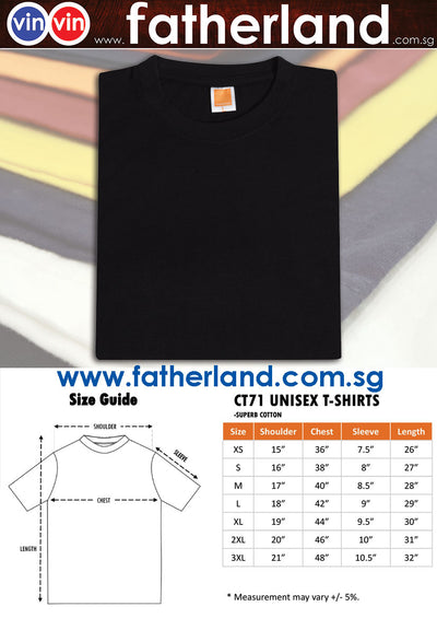 BLACK T-SHIRT 100% COTTON 200GSM Grade