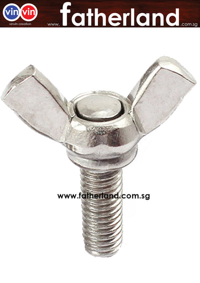 S/steel 304 Wing Screw M6 x 25mm