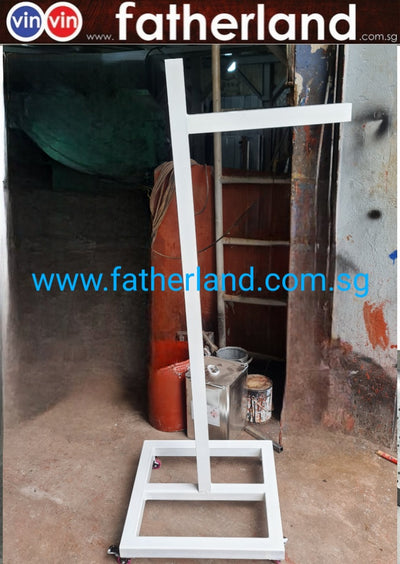 Custom Made Steel pole with movable base