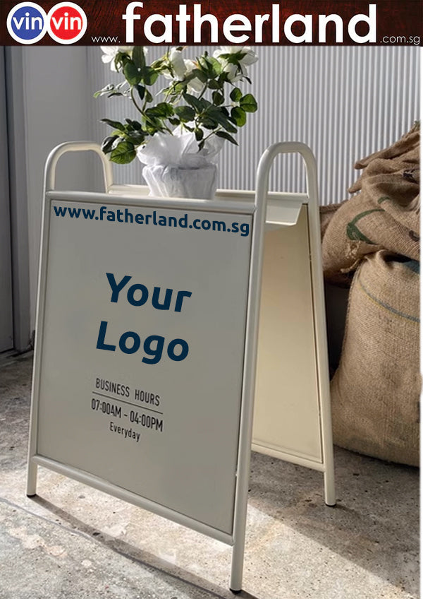 A Stand Floor standing vertical sign billboard display stand customisa ...