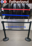 Queue Pole Stand Double Belt