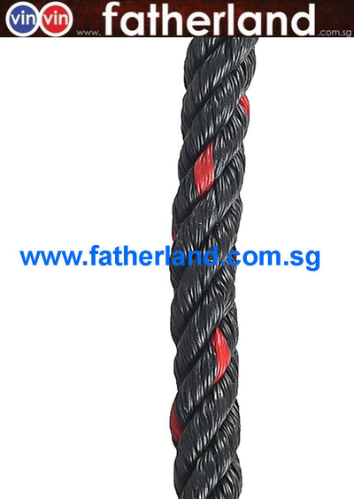 GG PE Rope (Polyethylene Rope ) - Red Tracer 14mmx200mtr