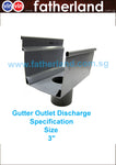 Gutter Outlet Discharge Size 3"