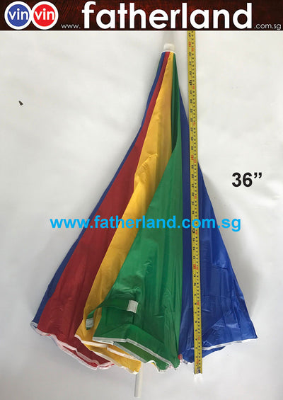 Large Outdoor umbrella with stand