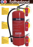 STRIKERS AB DRY POWDER FIRE EXTINGUISHER WITH BRACKET 4KG