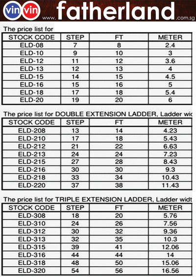 18FT FIREMAN LADDER ( SINGLE EXTENSION )