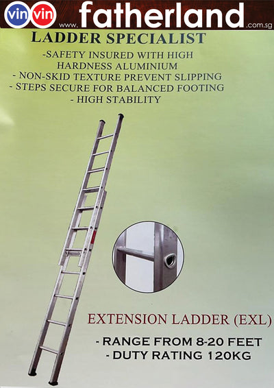 18FT FIREMAN LADDER ( SINGLE EXTENSION )
