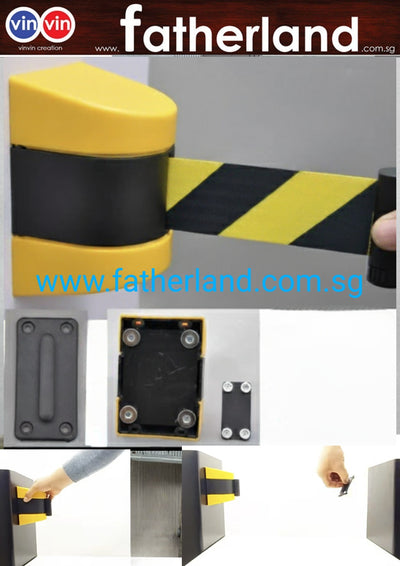 Wall Mount Queue Pole 10 Meter Belt Outdoor with magnet