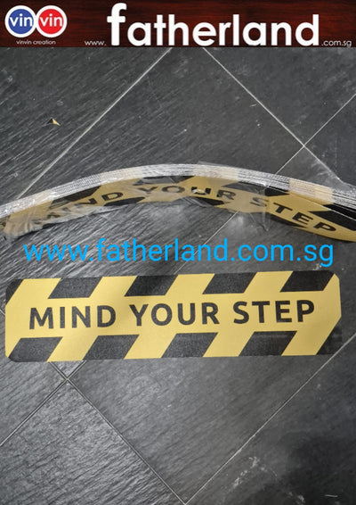 Anti-Slip Mind your step Floor Tape ( Vinvin creation Rough texture series )