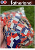 Food flag labels country custom made