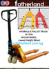 Manual Hydraulic 3Ton Pallet Truck Normal Wheel