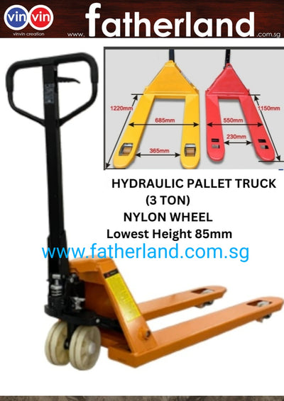 Manual Hydraulic 3Ton Pallet Truck Normal Wheel