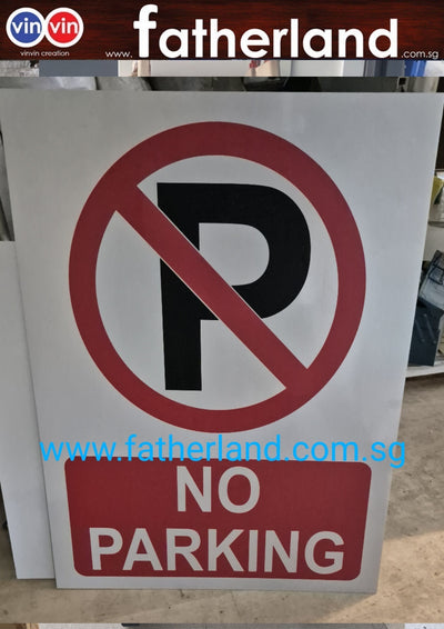 No Parking Reflective Signage 600x800mm