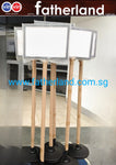 Vinvin A3 Black landscape Sign Stand ( Model : Vin-A4-BB )