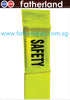 Reflective Armband Safety word printed .
