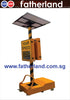 Portable, solar-powered radar speed sign ( Double Side )