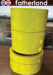 REFLECTIVE TAPE NEON YELLOW GRADE A 150mm x 10 Meter