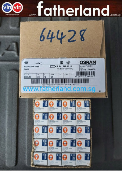 OSRAM 64428 HALOSTAR OVEN 20 W 12 V G4