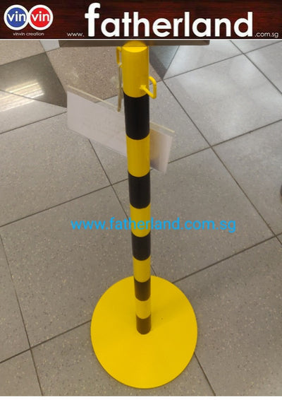 Queue Pole Stand Outdoor with eye hook  ( vinvin creation series )