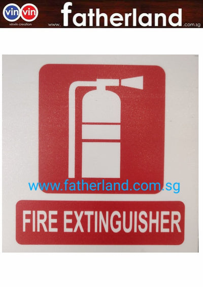 Fire Extinguisher Signage PVC Small