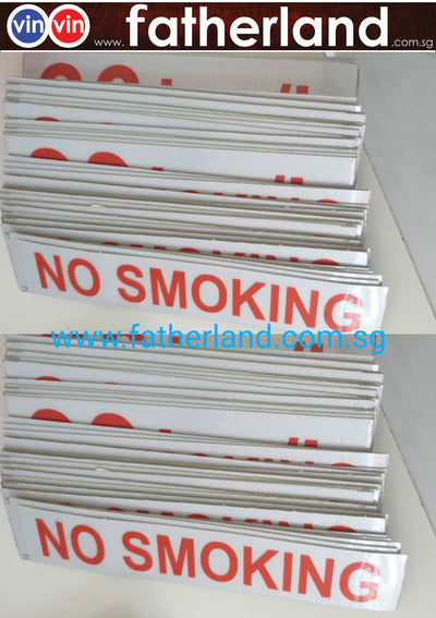 No Smoking Reflective Sticker