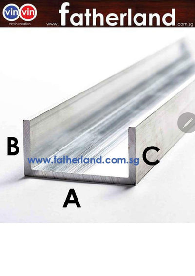 Al. Unequal Channel: 50.80mm x 76.20mm x 50.80mm x 3.00mm(T) x 6.10m(L)
COLOUR GRADE T Mill Finish 6063 T5