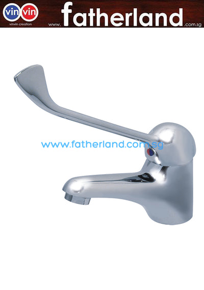 SHOWY SINGLE LEVER BASIN MIXER WITH 210mm HANDLE - 2567-6278