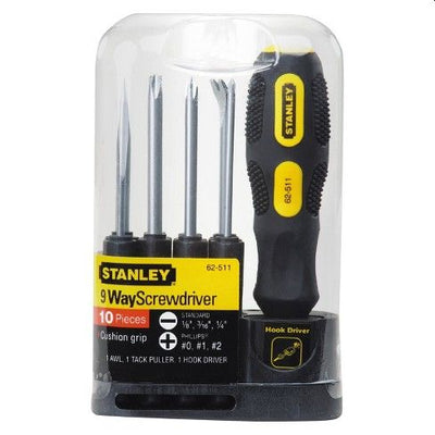 STANLEY 62-511 9WAY SCREWDRIVER SET