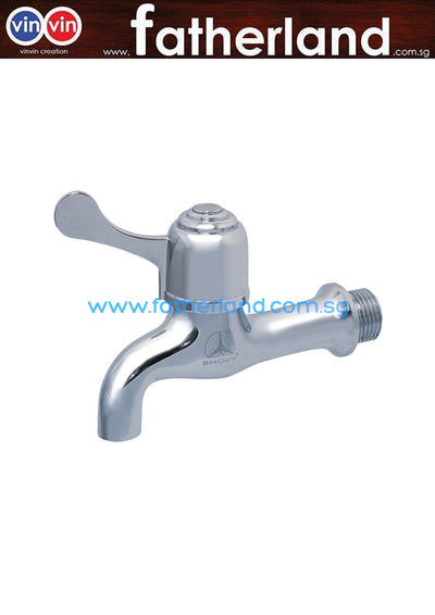 SHOWY QTR-TURN BIB TAP(CHROME)-6069