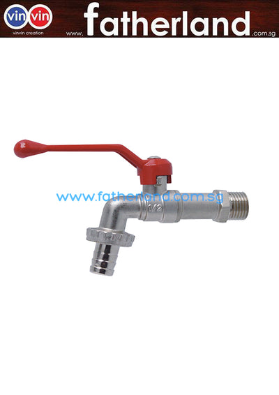 SHOWY 1/2" RED HANDLE GARDEN TAP 6073