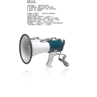 Soundtech Megaphone AHM-667S