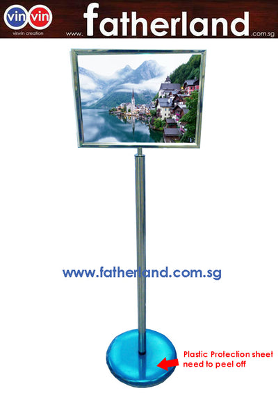 VIN Q-Sign Stand (Landscape WITH CUSTOM HEIGHT) - A3 Size