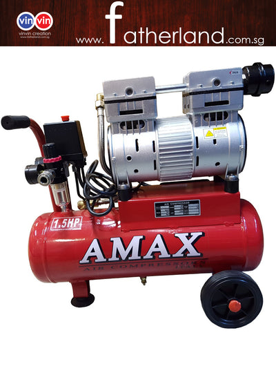 AMAX LOW NOISE AIR COMPRESSOR 1.5HP/10L