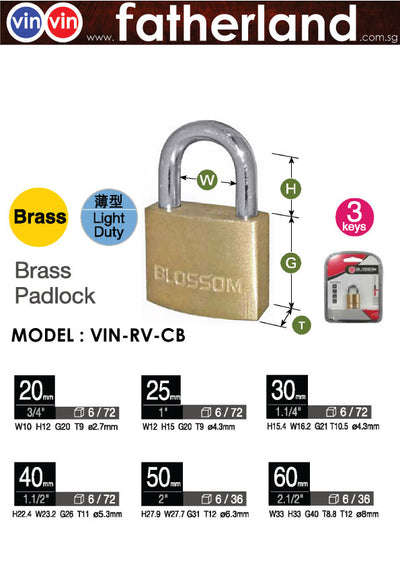 Brass Padlock BC-2 Series