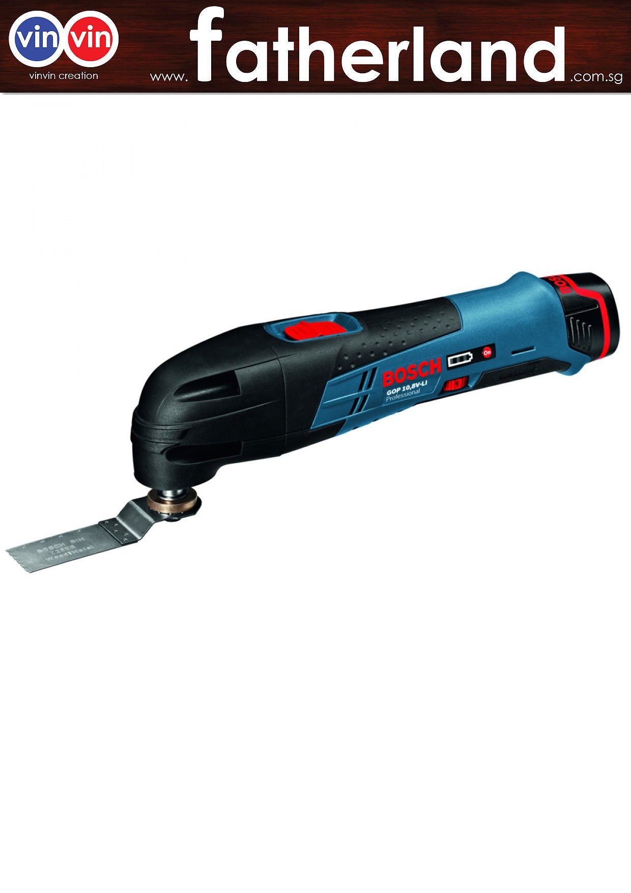 BOSCH LI-ION 12V MULTI CUTTER (SOLO) GOP 12V-LI - www.fatherland.com.sg
