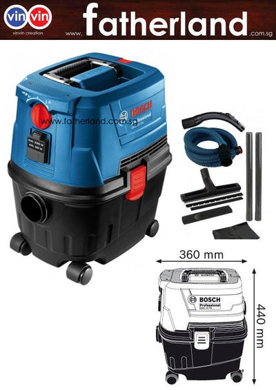 BOSCH WET AND DRY VACUUM CLEANER, 1100W, GAS15PS