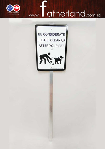 Be Considerate Please Clean up after your pet