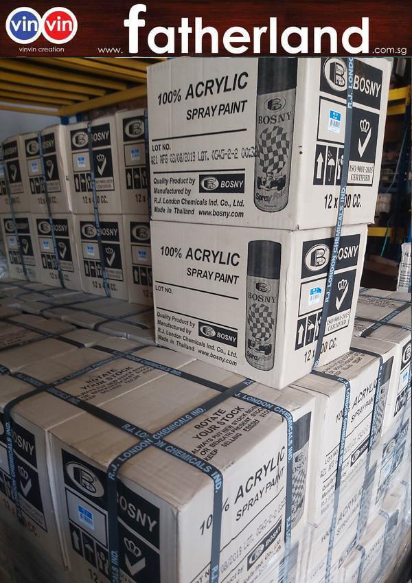 Bosny Spray Paint No. 72 Yanmar Bronze