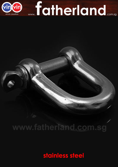 8MM S/S D- SHACKLE