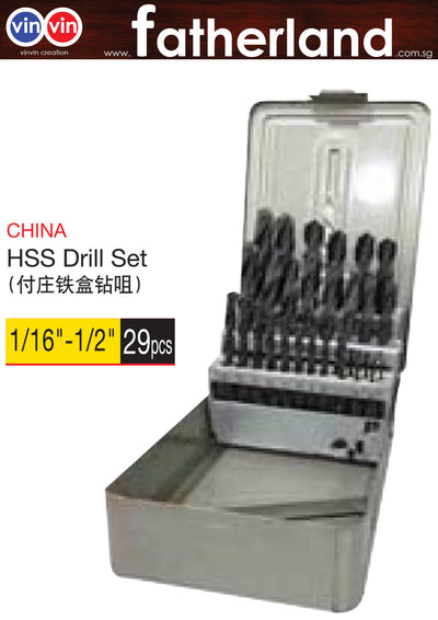 DRILL BIT SET 29 PIECES