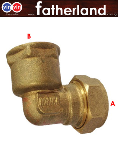 COPPER PIPE FI ELBOW COMPRESSION SERIES CXFI